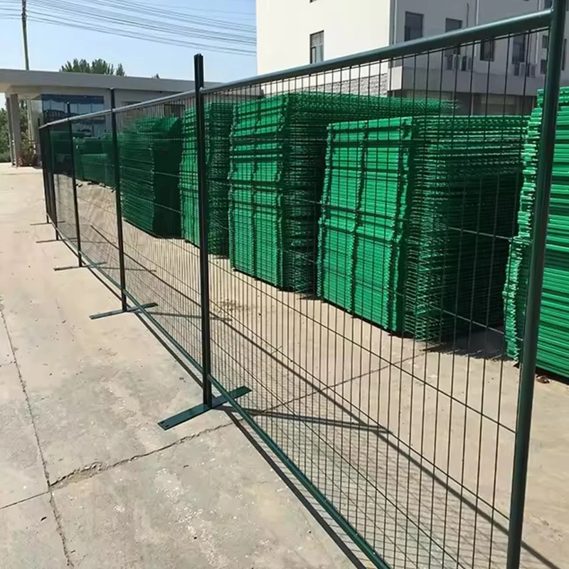 Eco Friendly Building Galvanized Fence Removable Temporary Fence Panel Hot Sale Custom Pvc Canada Temporary Fence for Event