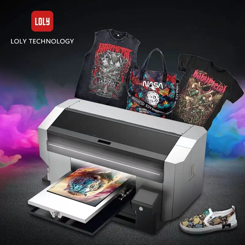 Cutting Edge Digital Direct to Garment Printing Machine Textile Cotton Fabrics  Inkjet textile printer for cloth print