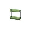 Translucent green (narrow version) 2-layer wheel-free