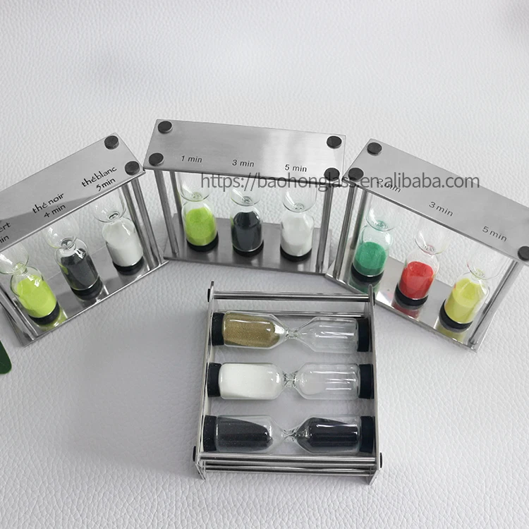 XINBAOHONG 3 4 5 минут, металлическая рама, песочные часы для оптовой продажи, подарочные товары