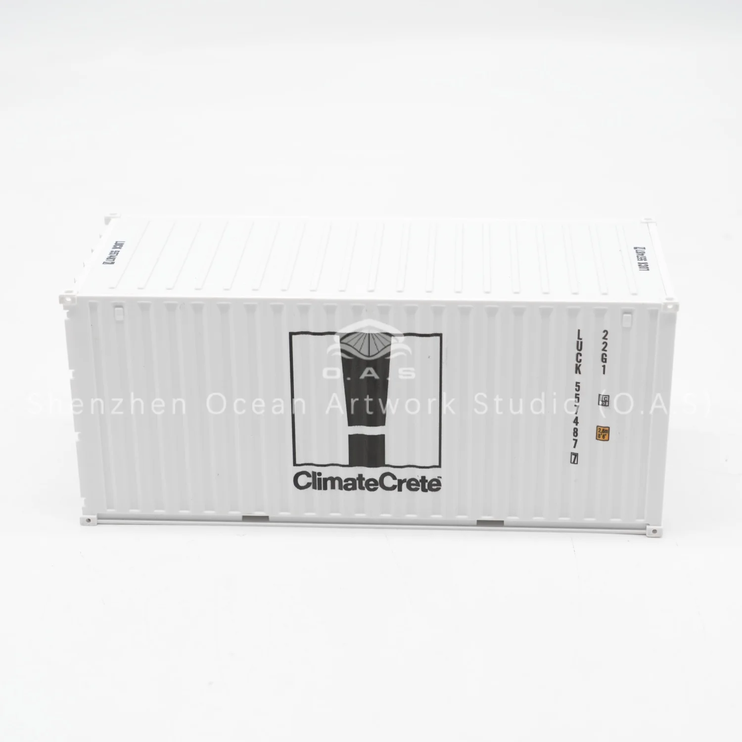 【L】O.A.S Container Model Factory 20GP Plastic Crafts Shipping Scale1:35 Climate Miniature Container Model