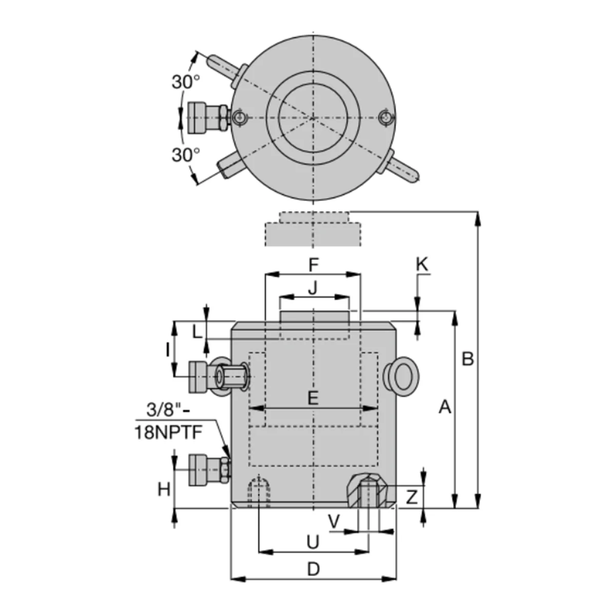 150 Ton Hydraulic Cylinder Double Acting Jack Ram Buy 150 Ton