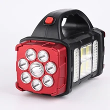 2 In 1 Portable Led Light Fixture With Power Bank Led Floodlight Solar Camping Lights