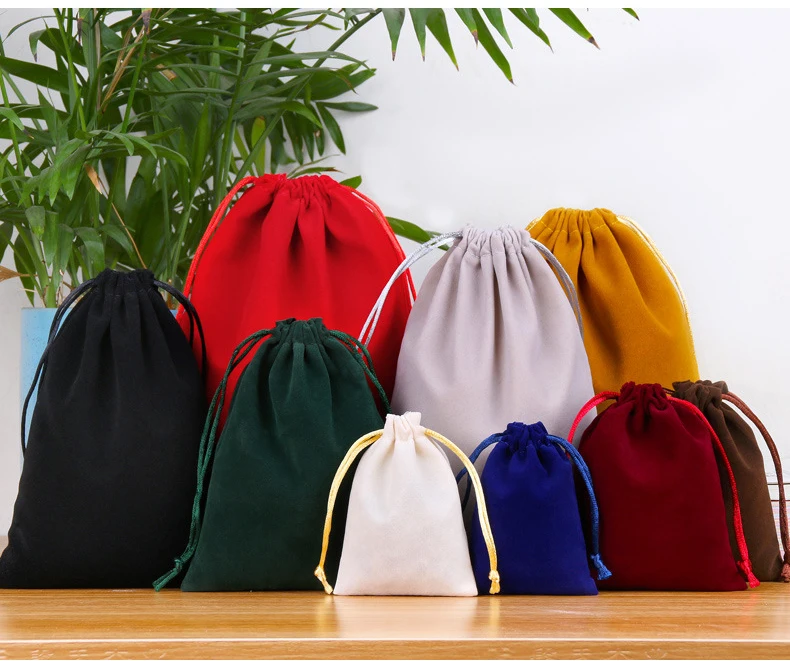 Sustainable Brand Visibility Reusable velvet pouch showing long-term brand value