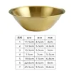 Single-layered conical bowl (gold)