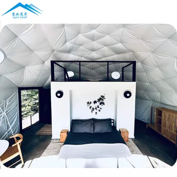 luxury hotel waterproof geodesic dome kit