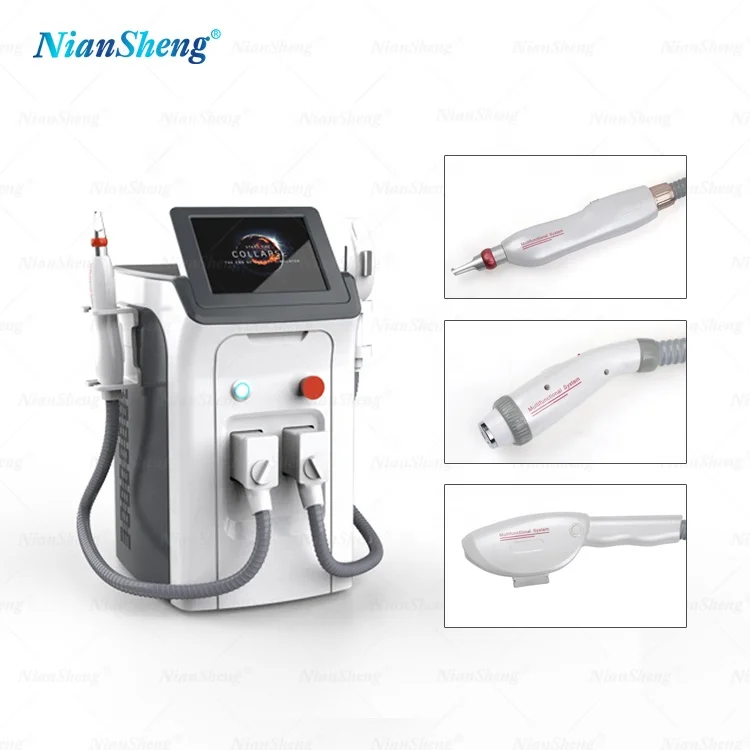 3 в 1 OPT RF PICO IPL 1064nm Picosecond Laser для спа Портативный лазерный диод оборудование для красоты 808 машина для удаления волос