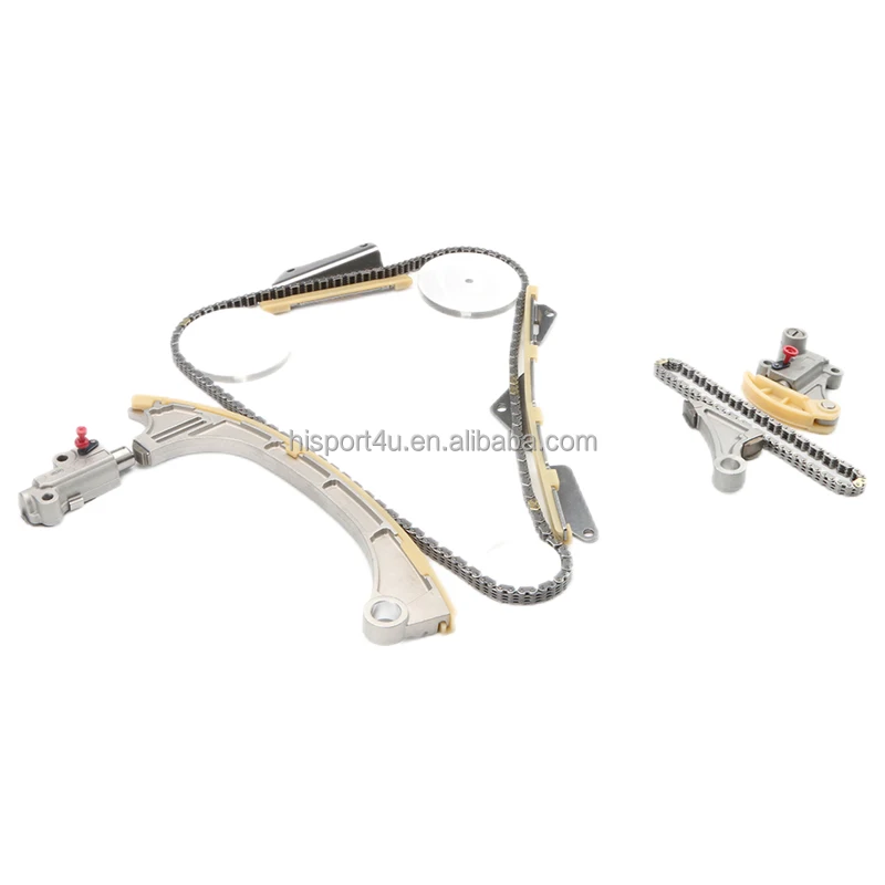 Timing Chain Kit 9 Pieces Chains,Guide Rail,Tightening Rails,Slide Rail