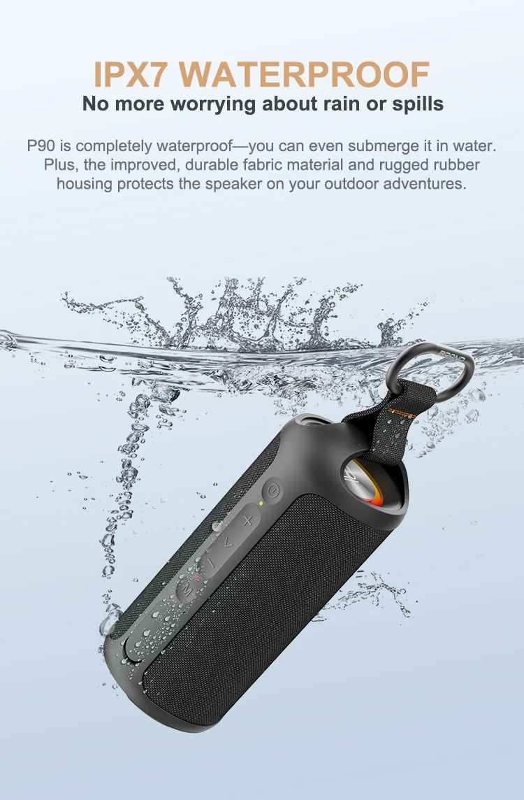 Private Design RGB Lighting IPX7 Outdoor Waterproof Speaker