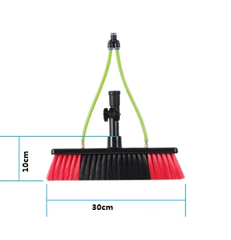 PP Bristle Photovoltaic Window Glass Cleaning Brush Red Zhenda