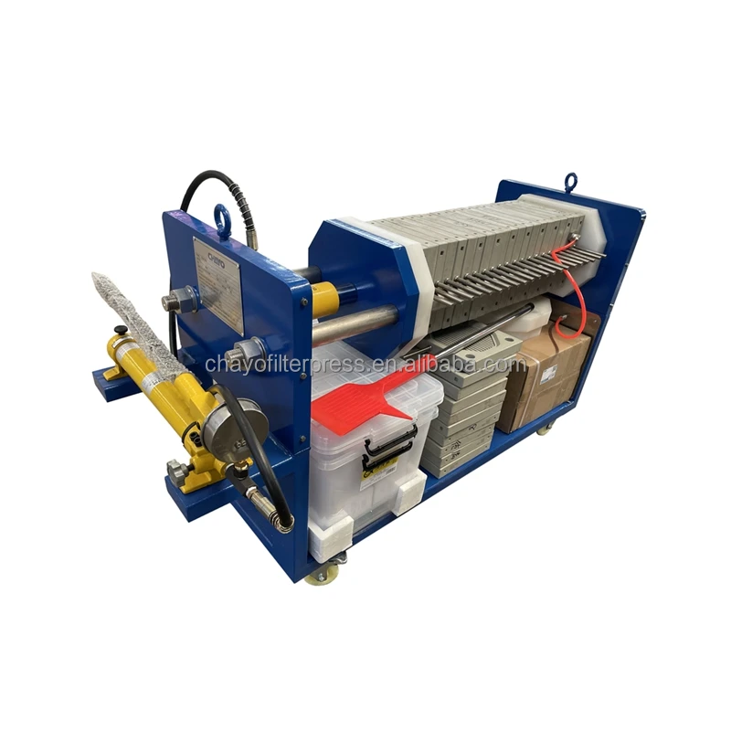 Small Size Chamber Filter Press Machine in Sewage Industry