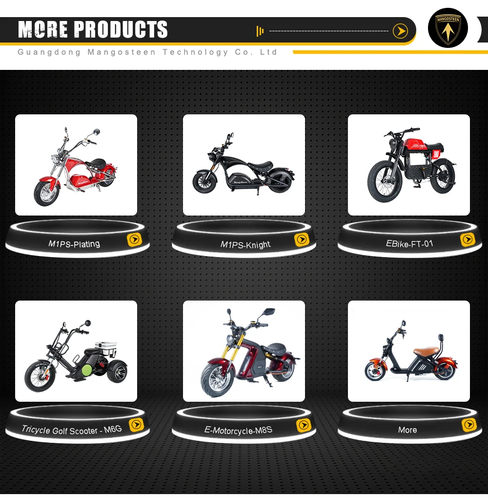 Mangosteen M8super Eec 72v 4000w Electric Motorcycles Fat Tire Electric