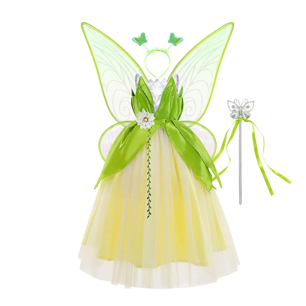 plus size drop waist dresses Evening Butterfly Costume for Girls 3-8 – Dress-Up Outfit with Wings –  Teetot & Co., Inc main image 1