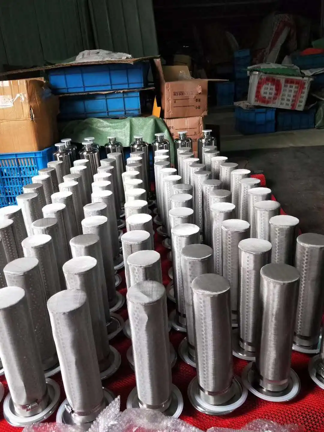 
 3/4 '-2 1/2' пищевой класс 316L тройной зажим из нержавеющей стали прямой фильтр от производителя  