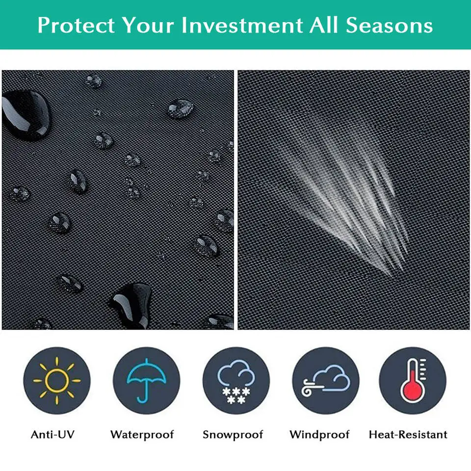 Пользовательские пыленепроницаемые 600D патио Настольный теннис покрытие водонепроницаемый открытый настольный стол для