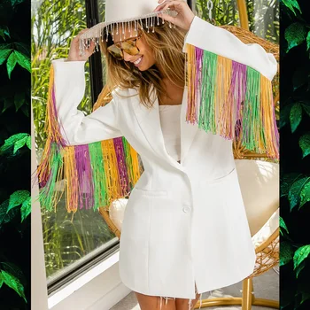 fringe mardi gras jacket