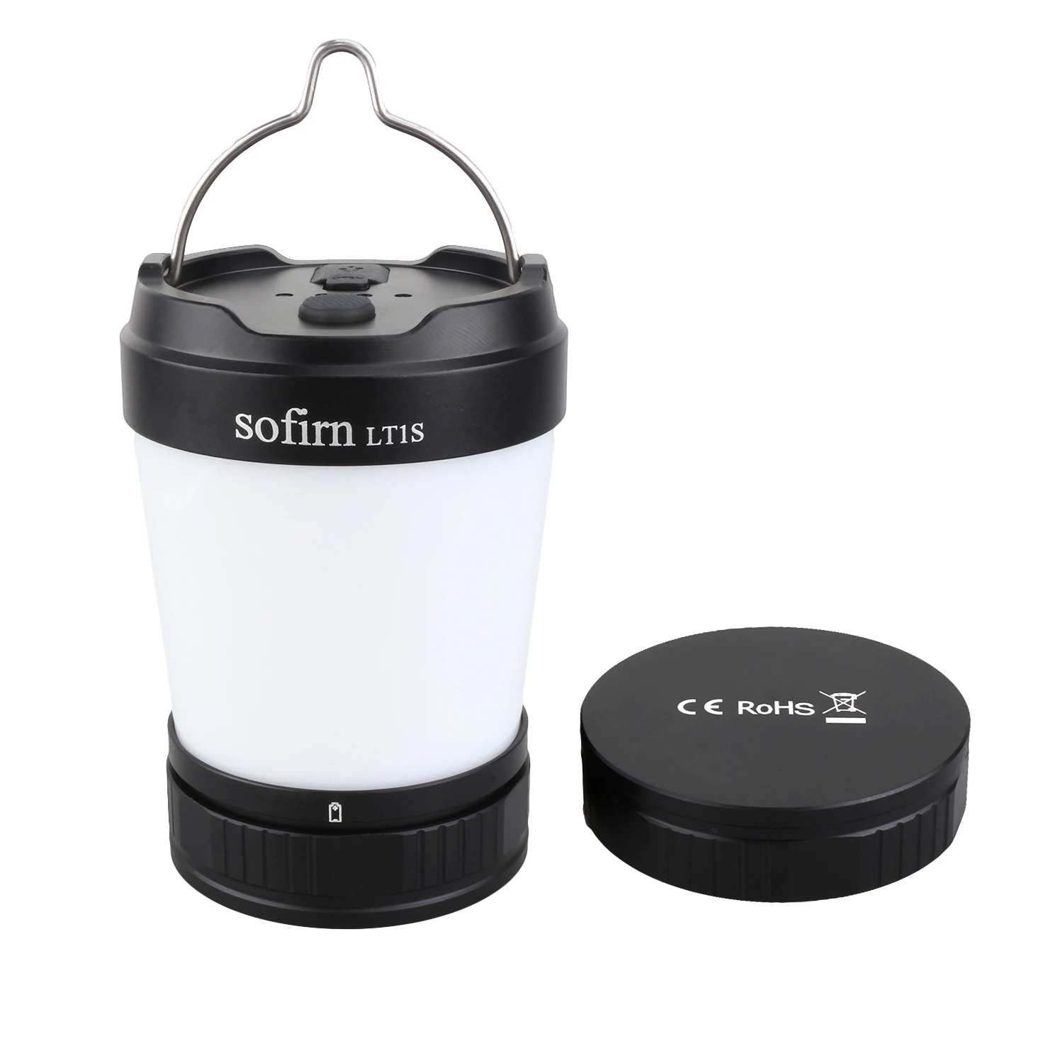 Sofirn IPX8 Waterproof Camping Light Portable  LT1S 21700 USB C Rechargeable Lantern With Power Bank