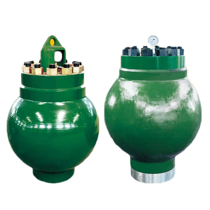 API Mud Pump Spare Parts Air Bag Hydraulic Discharge Pulsation Dampener for Oilfield