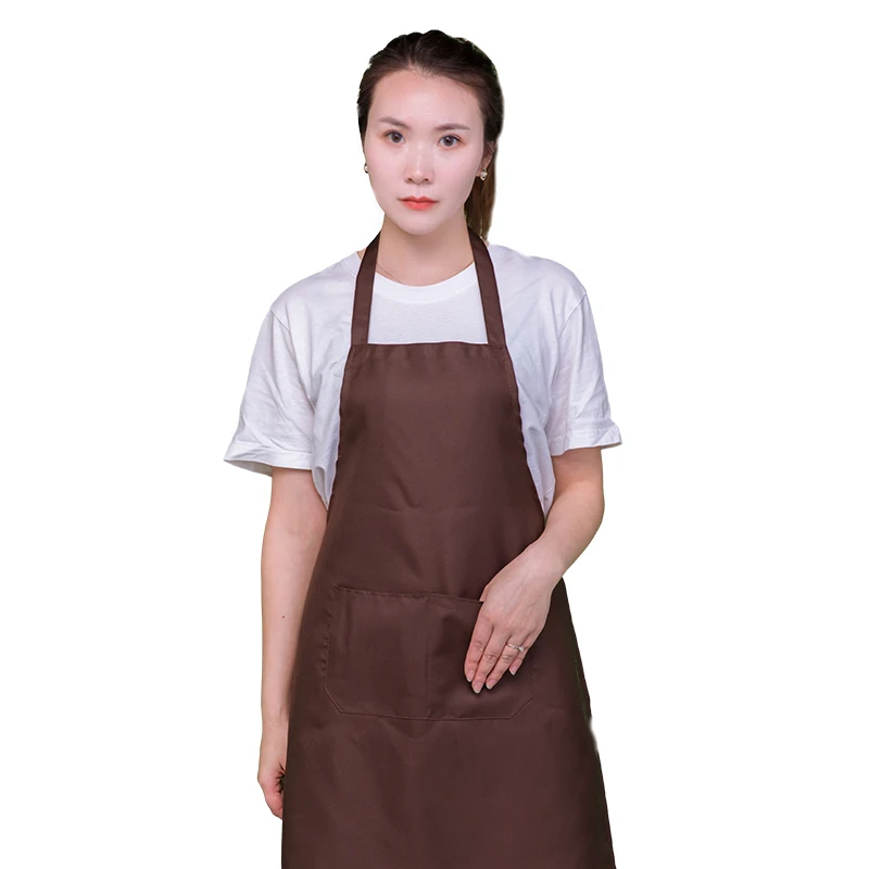 Qgmy08 Adult Custom Logo Polyester Waterproof Sleeveless Aprons Buy
