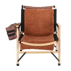 Outdoor wholesale custom camping folding BBQ picnic chair bubble velvet beach fishing portable chair