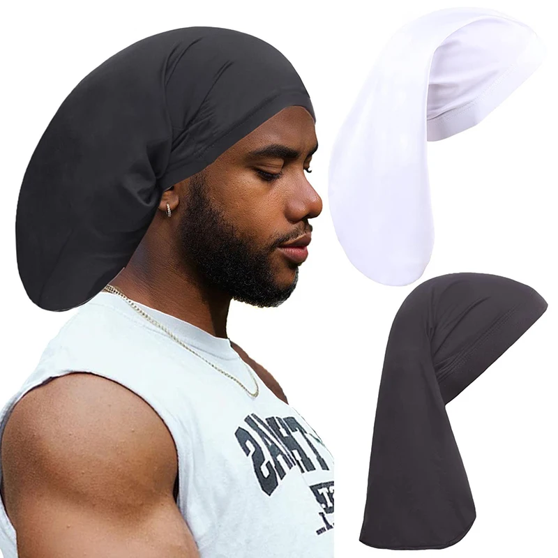 Unisex Dreadlock Cap Dreadlock Spandex Cap Long Hair Dreads Head Wrap Sleep Bonnet Full Cover Hair Bonnet