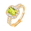 JH0237Yellow Gold-4Olivine