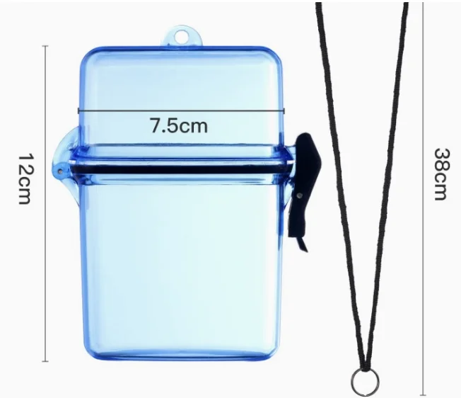 Водонепроницаемый пластиковый ящик для ключей пляжного безопасного хранения сигарет и монет наружный денег в категории сейфов