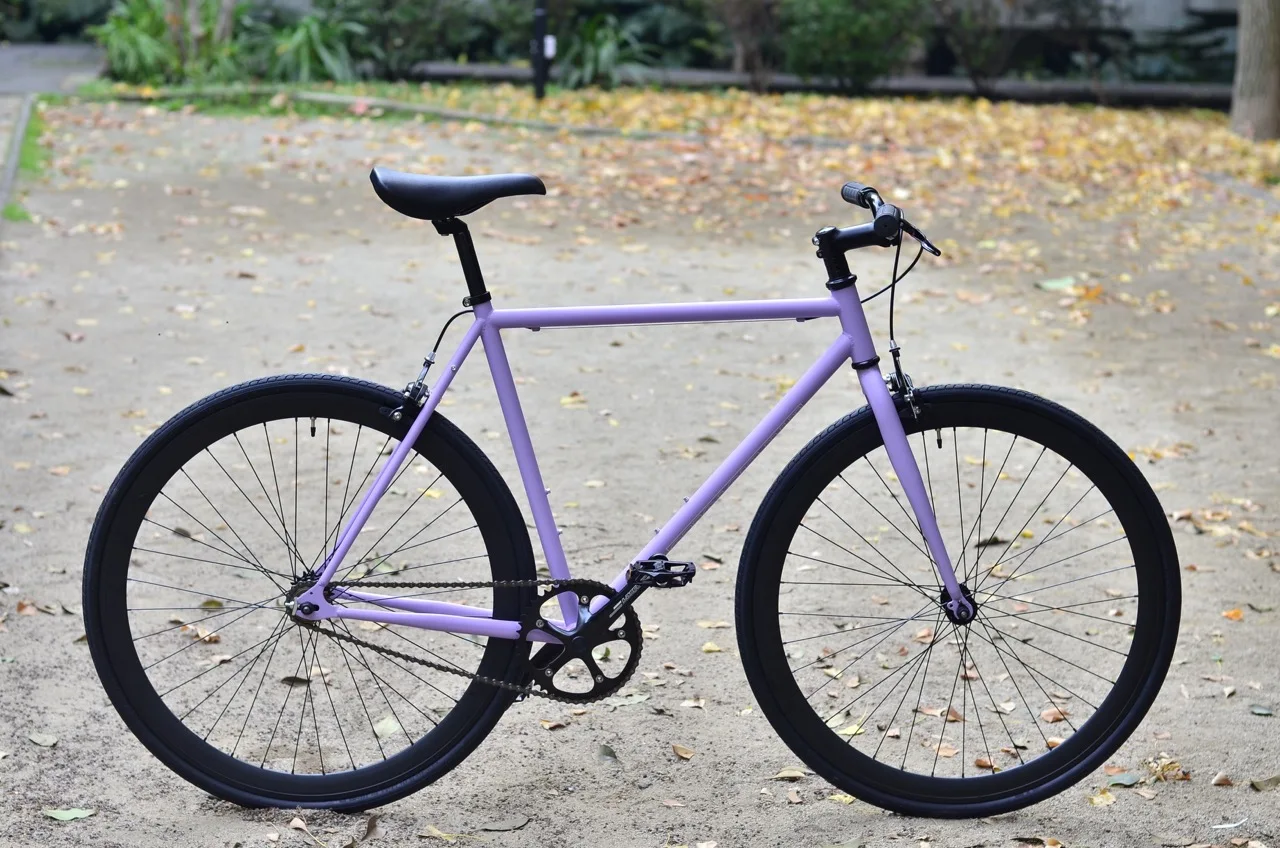 700C Adult Men Black Complete Fixie Whole Track Bike Bicycle for Men Fixed  Gear Bikes