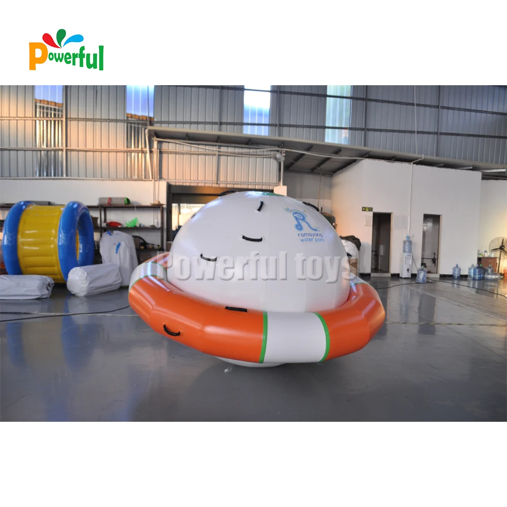 Summer Inflatable Saturn Water Seesaw Floating Toys for Water Park Inflatable Water Saturn Rocker for Sale