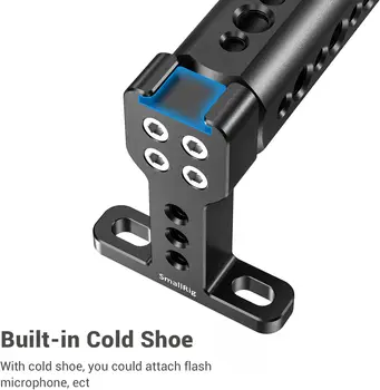 SmallRig Camera Top Handle Grip DSLR Cage Handle with Cold Shoe Mount for Camera Rig - 1638C detail image