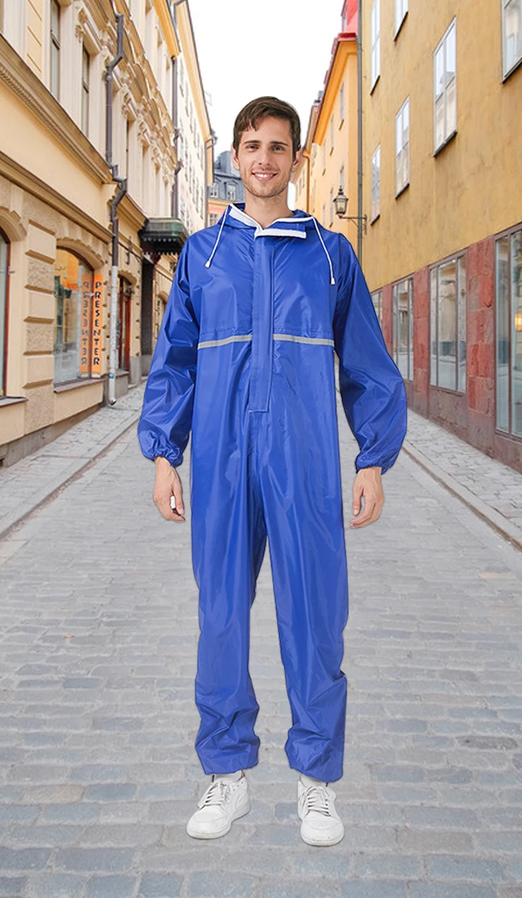 Full Body Raincoat Finishing Outdoor 