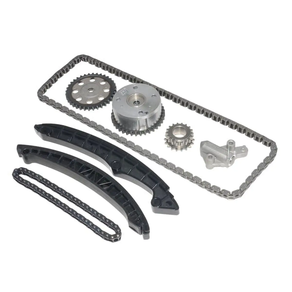 8pc Set Timing Chain Kit Guide Rail Tensioner Engine Assembly For 