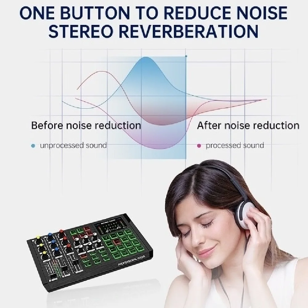 Многоканальный звуковой интерфейс pci k1 k10 для прямой трансляции, usb Звуковая карта для конденсаторного микрофона, динамический микрофон