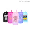 16oz macaron plastic cups