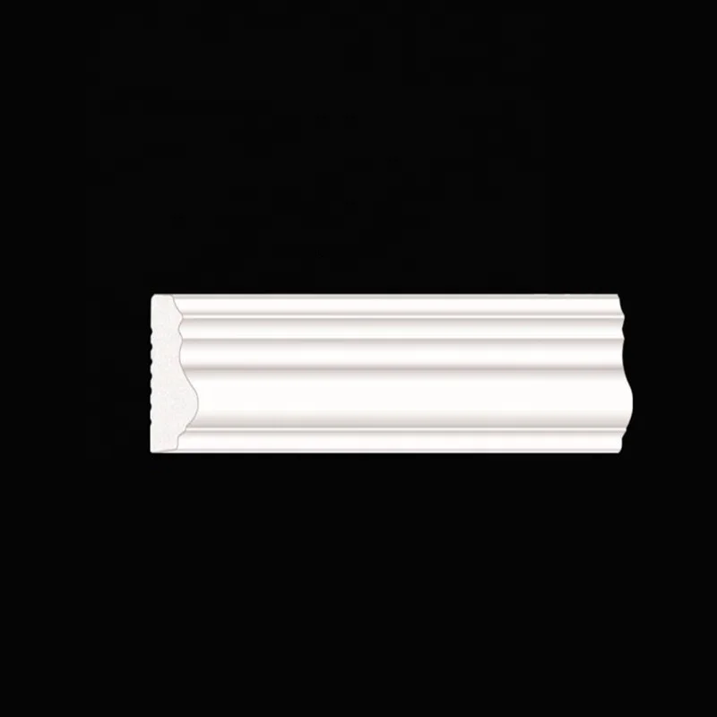 Modern Design Style High Density Plastic Chair Rails Wall Decor Trim Polystyrene for Indoor Interior Decoration