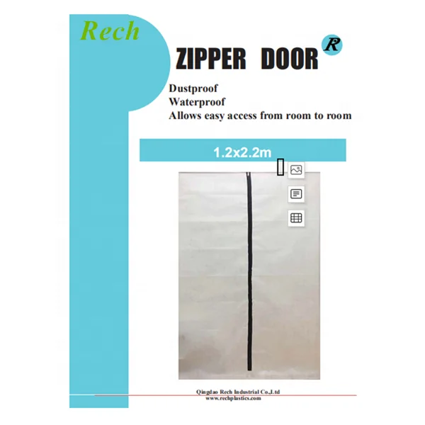 Ldpe Plastic Zipper Door Dust Barrier With Zipper Protection Door Buy Dust Barrier With Zipper