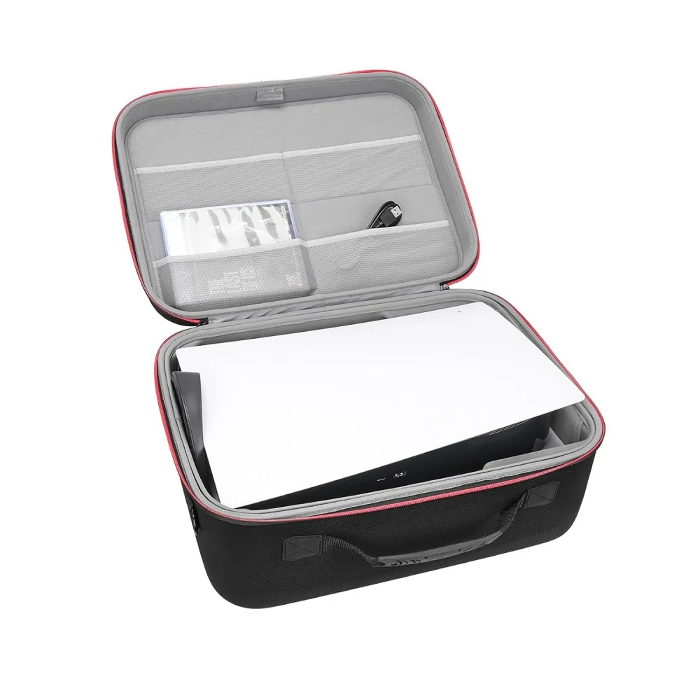 product hard eva case for ps5 gaming console and other accessories waterproof  portable laudtec-10