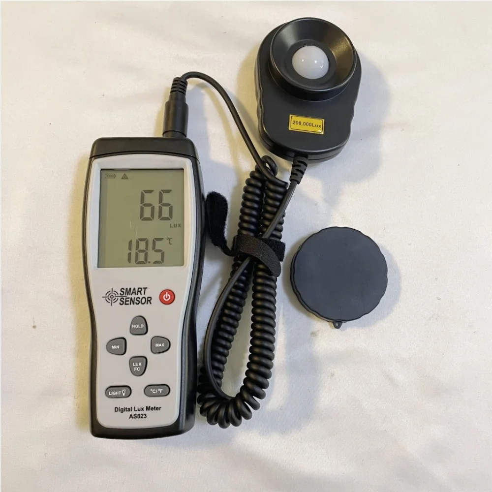AS823 Smart Sensor Digital Lux Meter for Precise Light Measurement