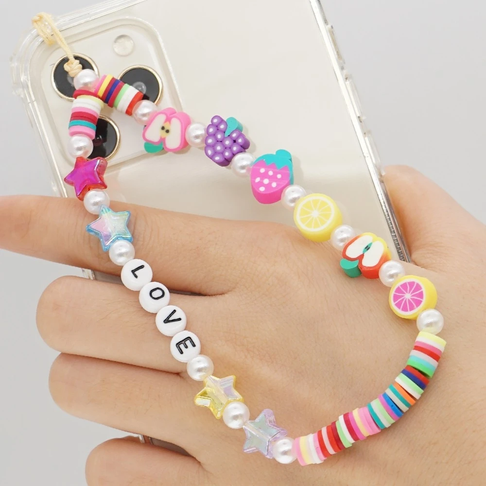 SIMPLY RED cell phone chain – UPBEADS