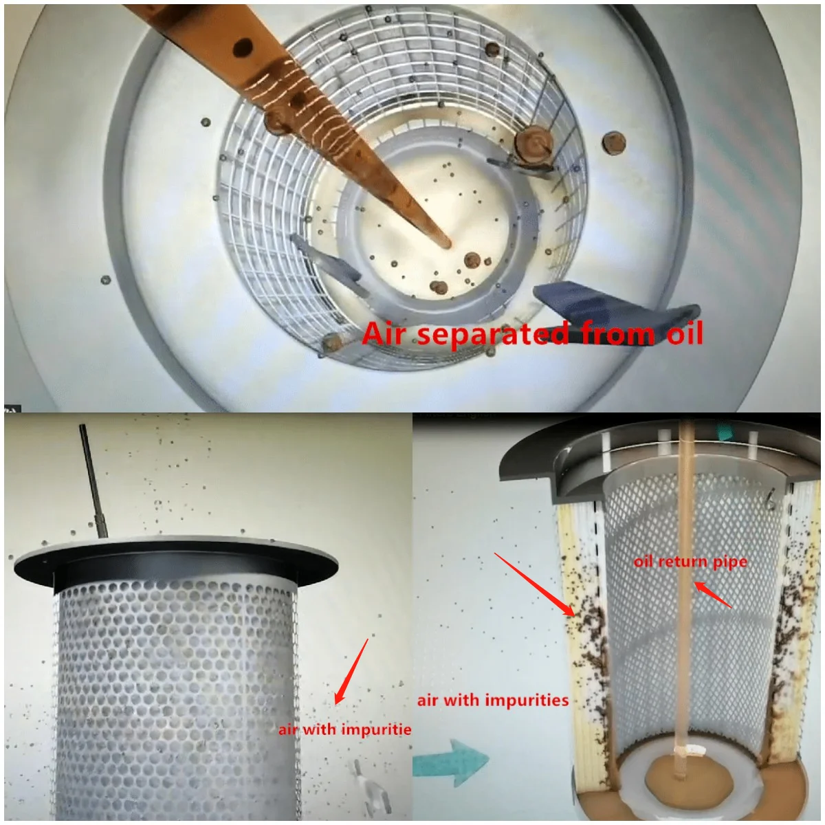 531B0065H02 Air Oil Separator Suitable for Johnson Controls Air Compressor Replacement main image 0