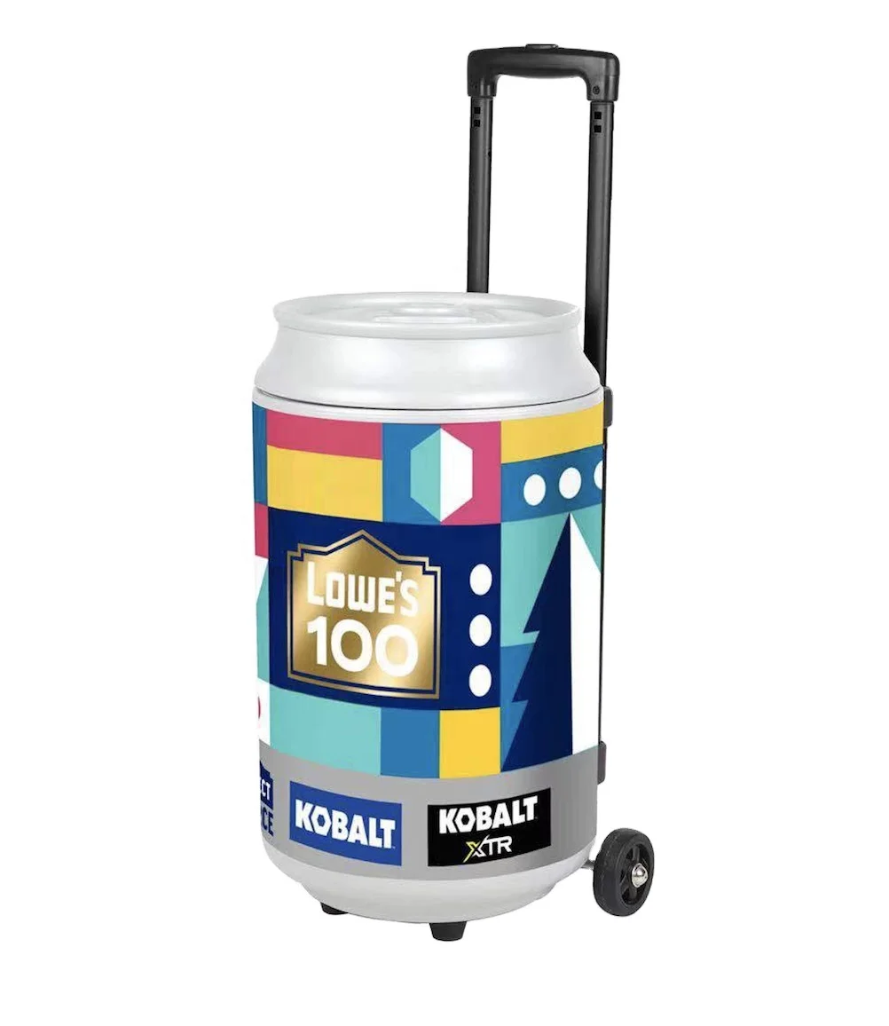 Hs Plastic Cans Shape Cooler Bucket With Trolley 5 Gallon Keep Item