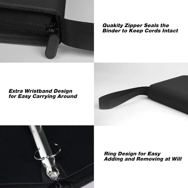 Wholesale 4 Pockets Zippered Trading Card Binder for Pokemoned Cards Wholesale 4 Pockets Zippered Trading Card Binder for Pokemoned Cards
