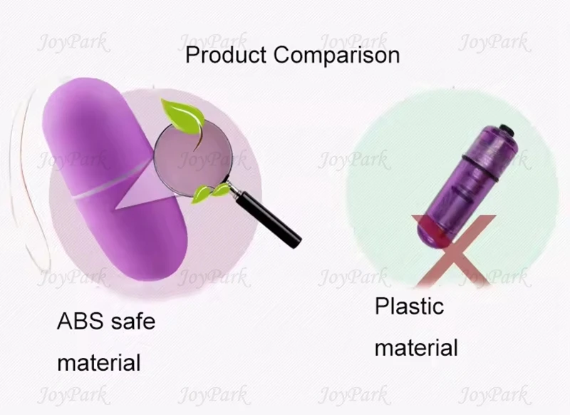 JoyPark Tragbarer, kabelloser und leistungsstarker Mini-Vibrator mit Fernbedienung – Liebes-Ei für Frauen_voghion.com