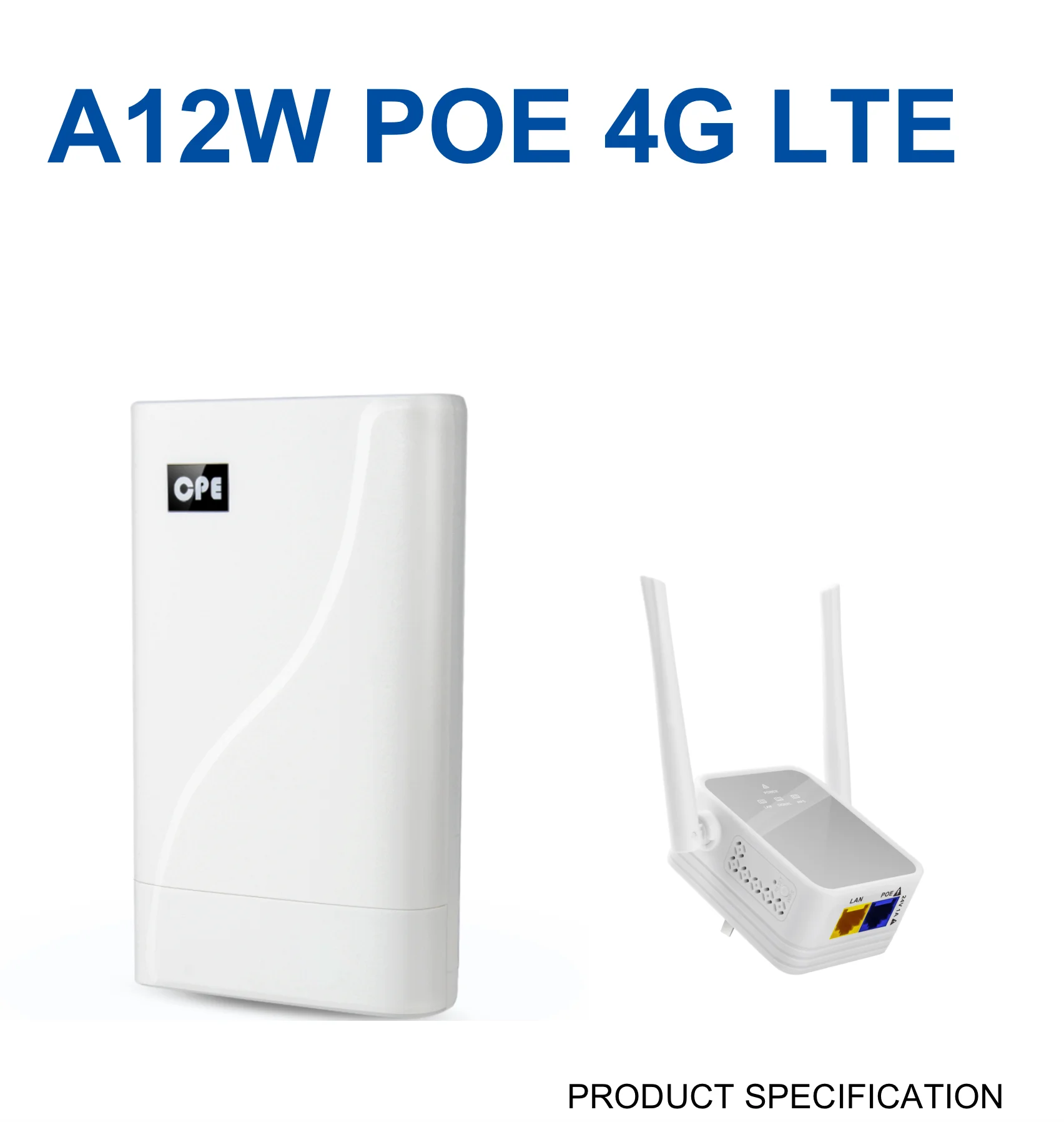 4g Waterproof Ip66 Poe Supply Power Cpe Router And Wifi Repeater