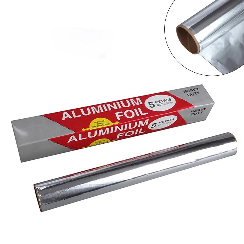 # AluWrap Kitchen Catering Aluminium Foil Tin Food Packing Box 300mm 450mmx75m 