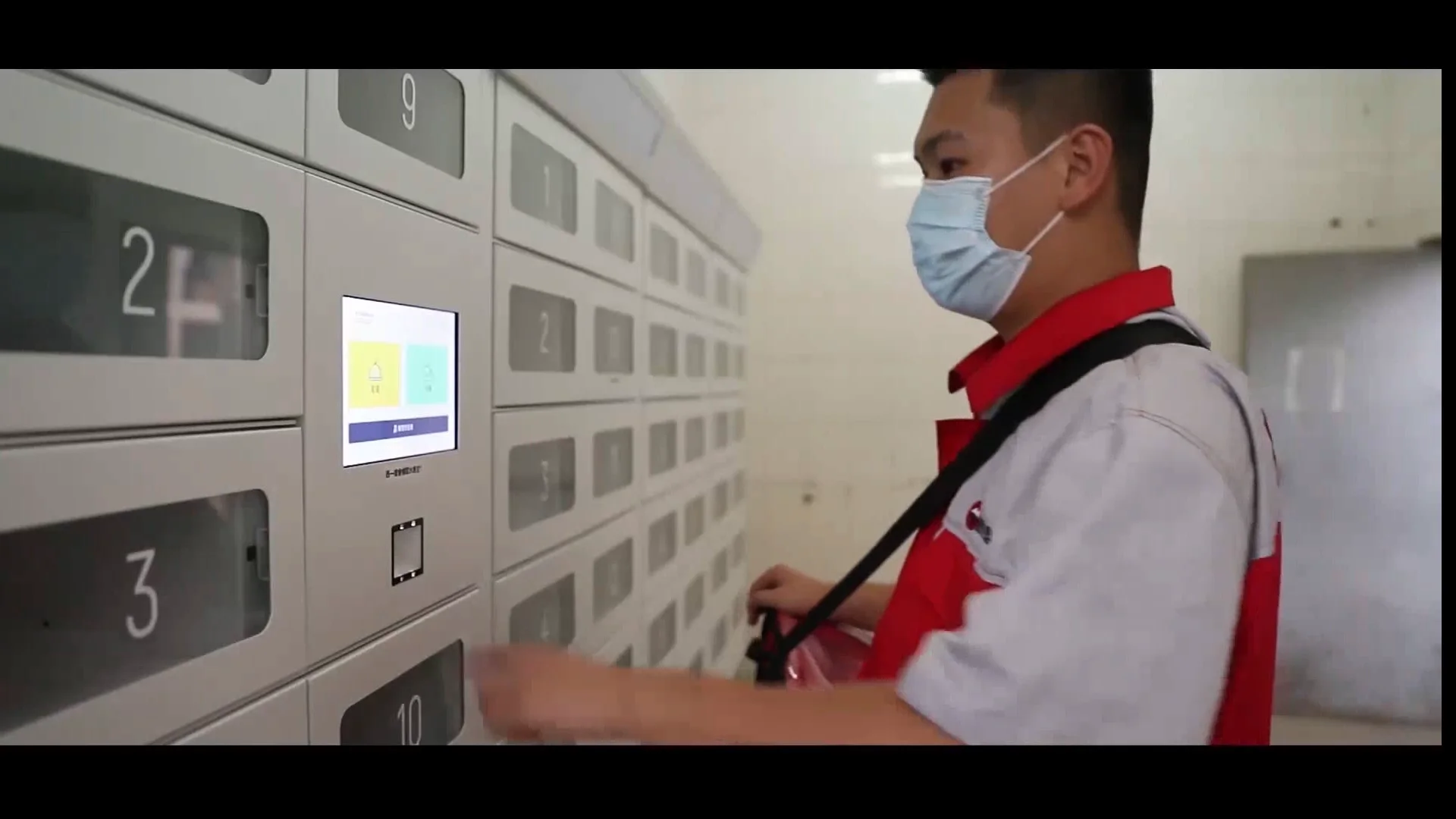 Snbc Smart Parcel Delivery Locker Pizza Vending Machine Hot Food ...