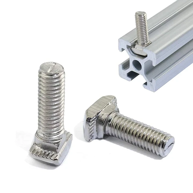 High Quality Stainless Steel 304 316 Hammer Head Screws Solar Panel Screw T Slot Screw T Bolt