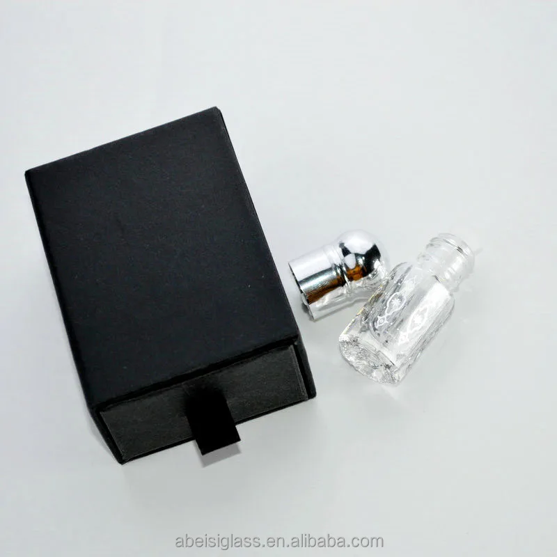 Wholesale 3ml 6ml 12ml Attar Bottles with Box Roller on Bottle