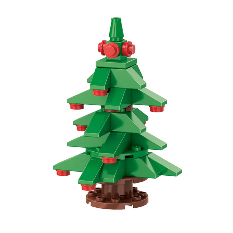 COGO Christmas Build Block Blind Box Gift Mini DIY Building Blocks Set Toys