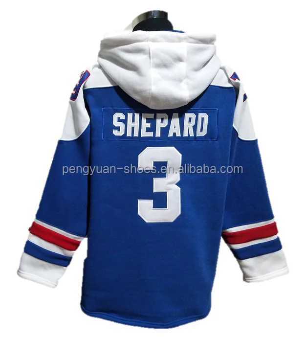 Wholesale Custom #8 Daniel Jones #26 Saquon Barkley #5 Kayvon Thibodeaux Style  Jersey Embroidered American Football Sweater Winter Hoodie From  m.